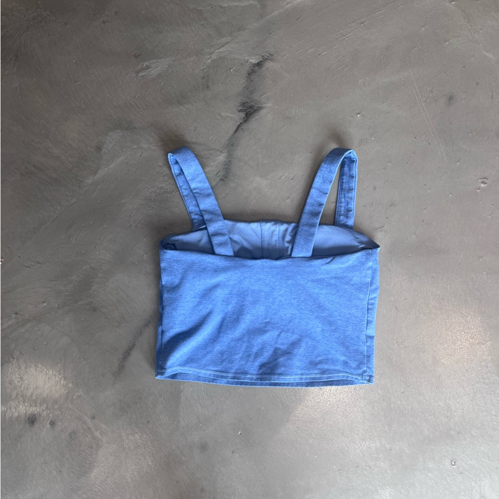 Vuori Blue Crop Top